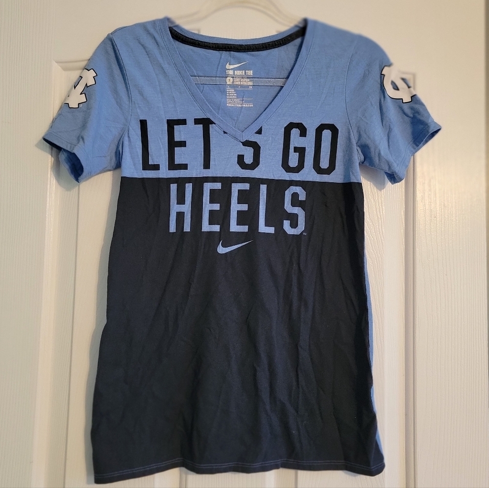 Nike 'LET'S GO HEELS' V-Neck Tee